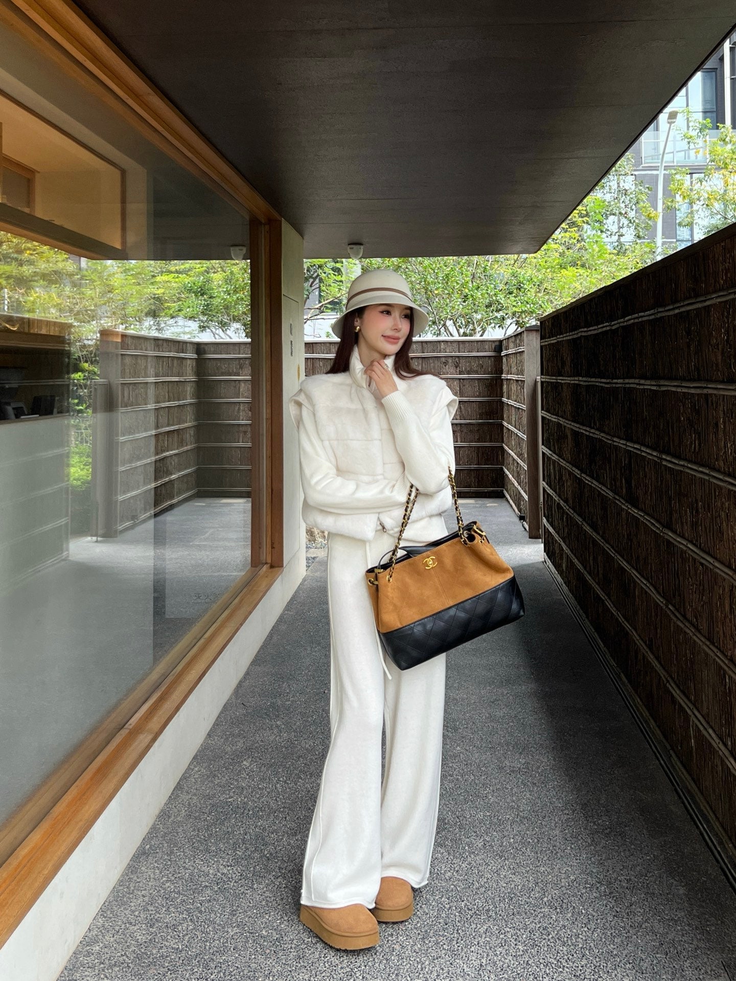 Brun NEW woolen  down vest