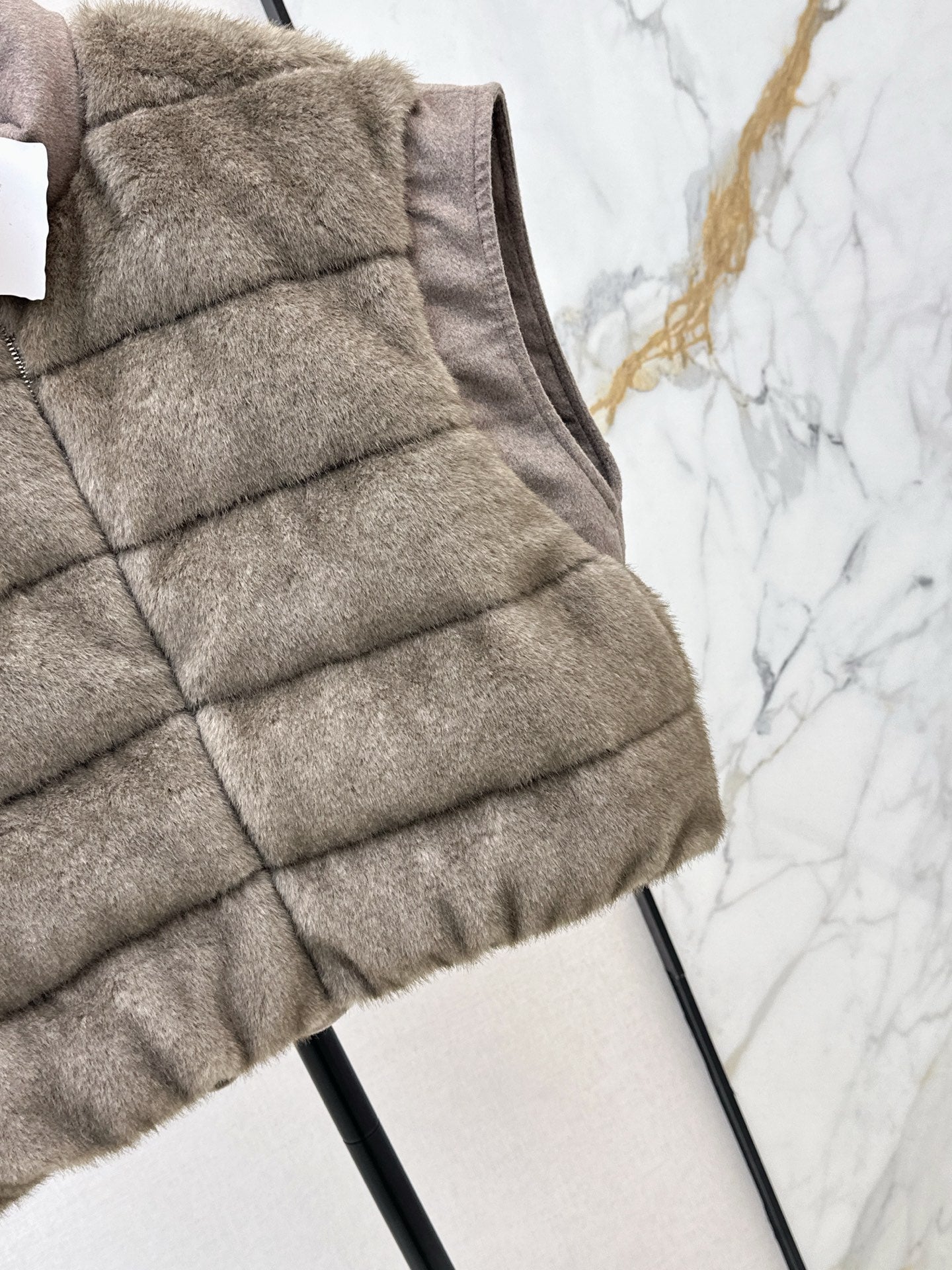 Brun NEW woolen  down vest