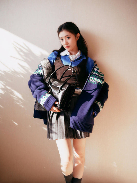 Miu NEW fair Isle cardigan