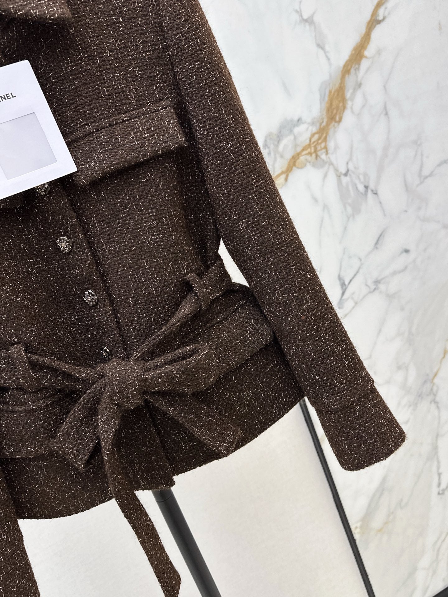 Chan NEW woven tweed jacket