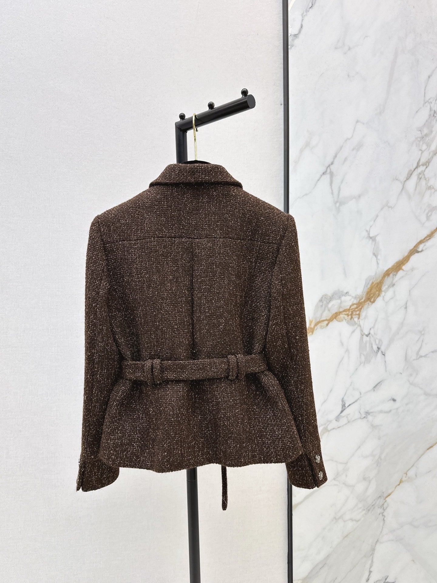 Chan NEW woven tweed jacket