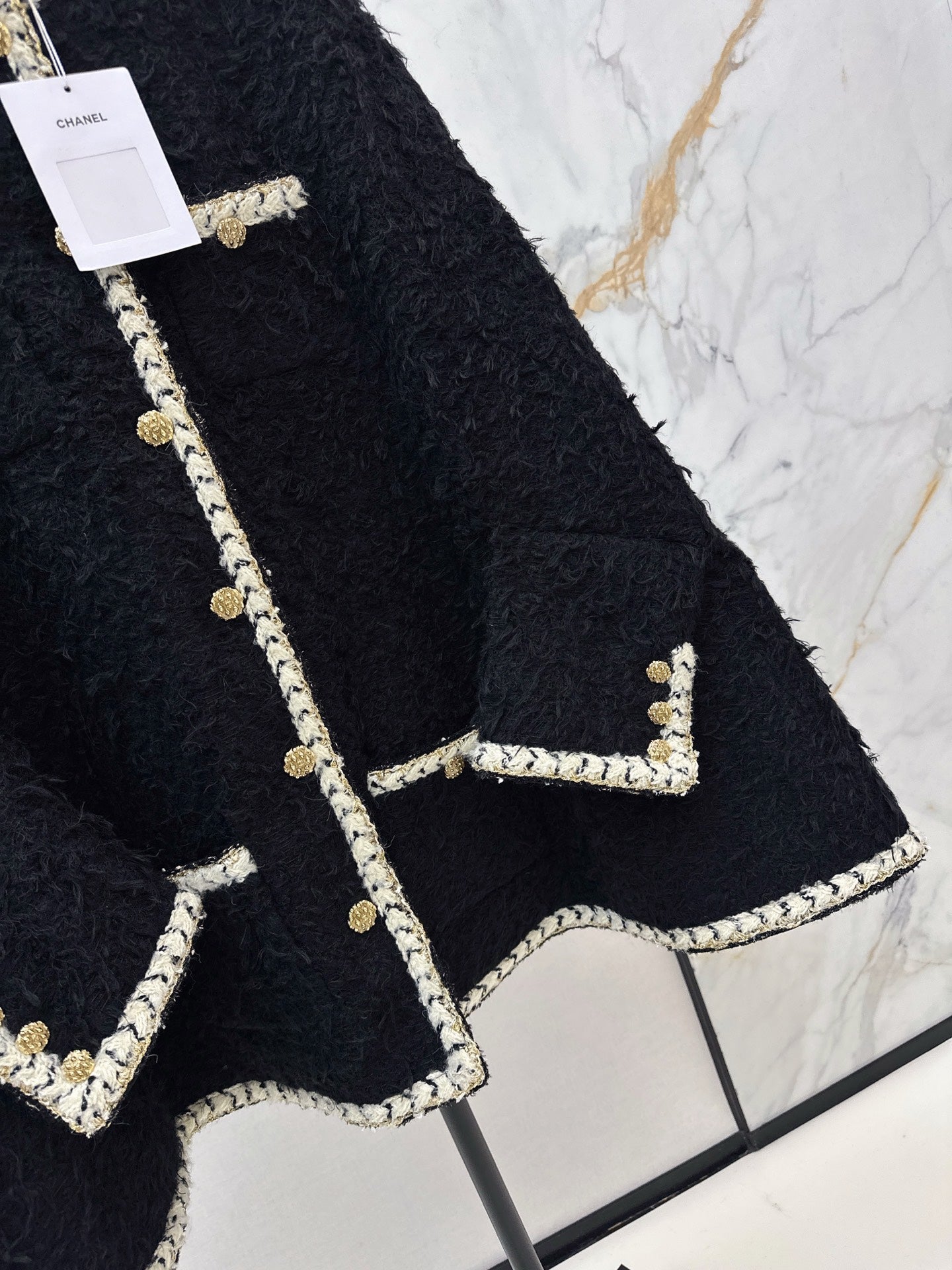 Chan NEW tweed cape coat