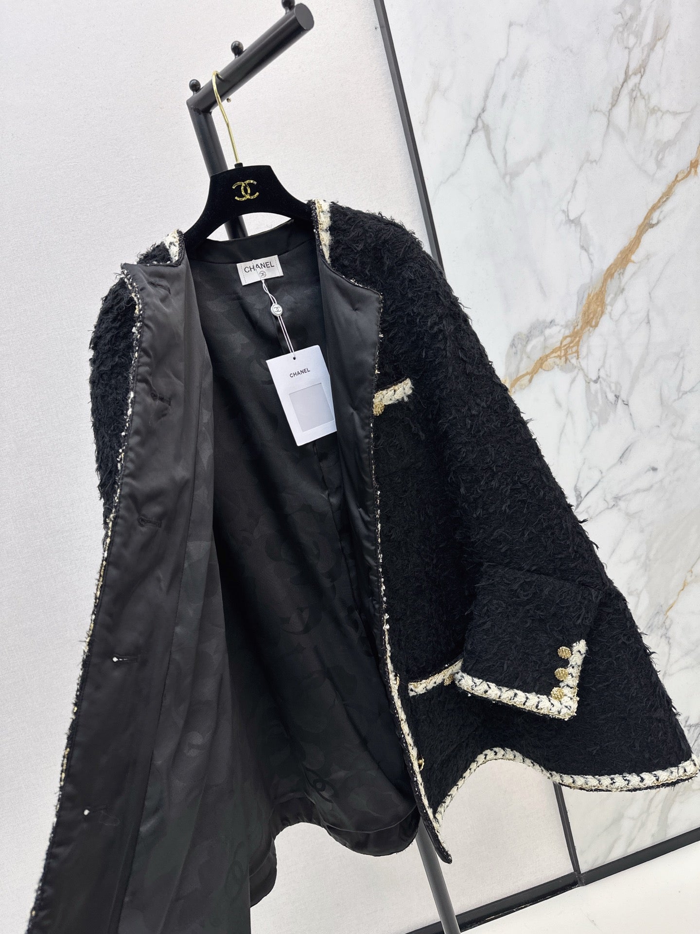 Chan NEW tweed cape coat