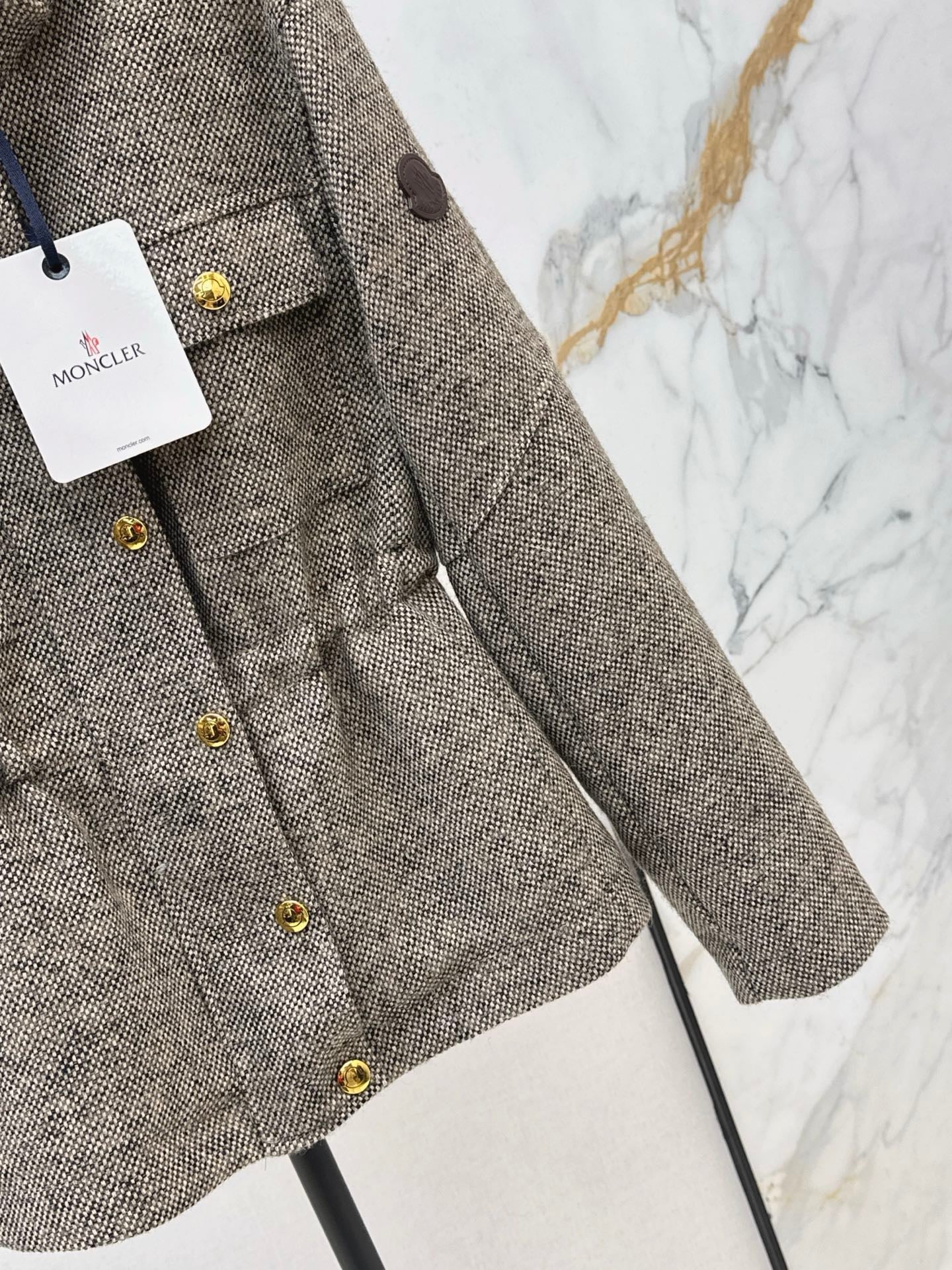 Monc NEW drawstring hooded jacket