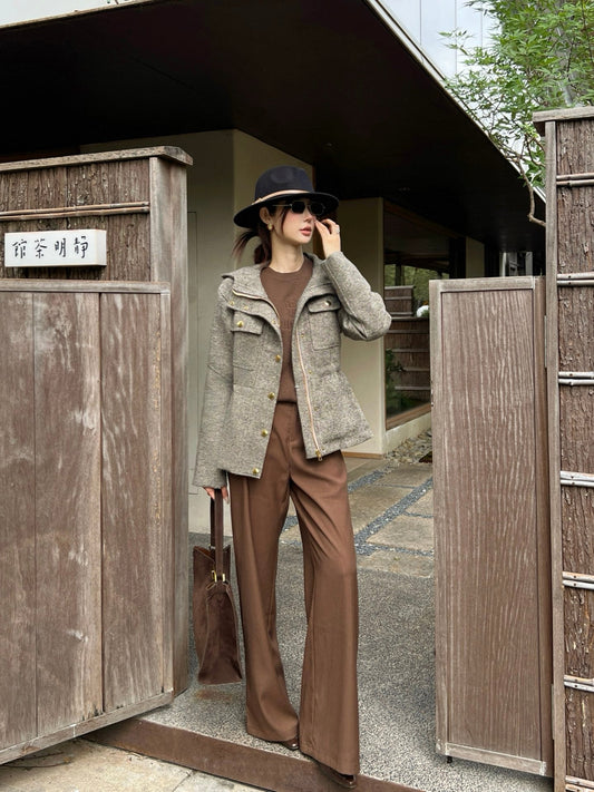 Monc NEW drawstring hooded jacket