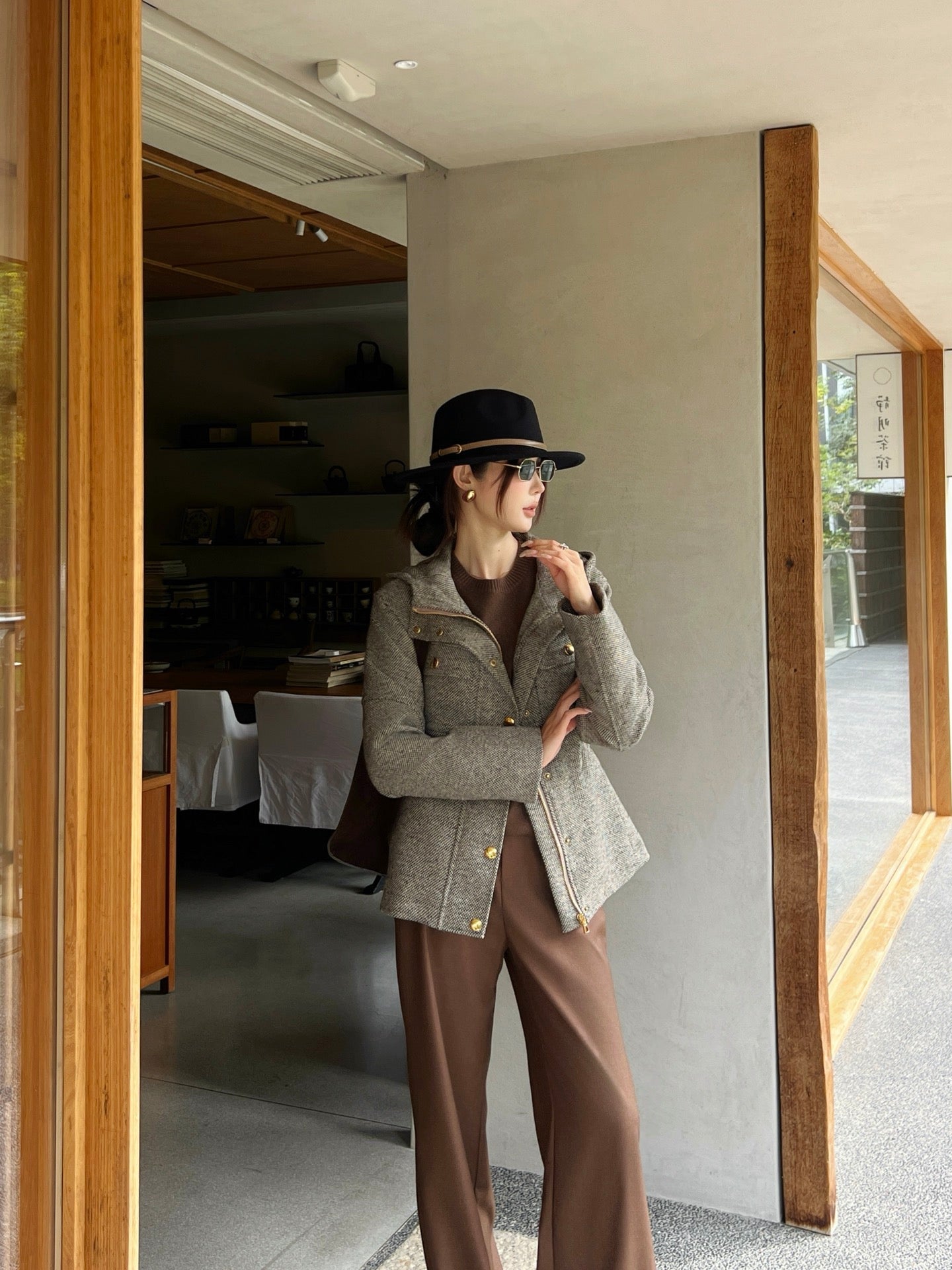 Monc NEW drawstring hooded jacket