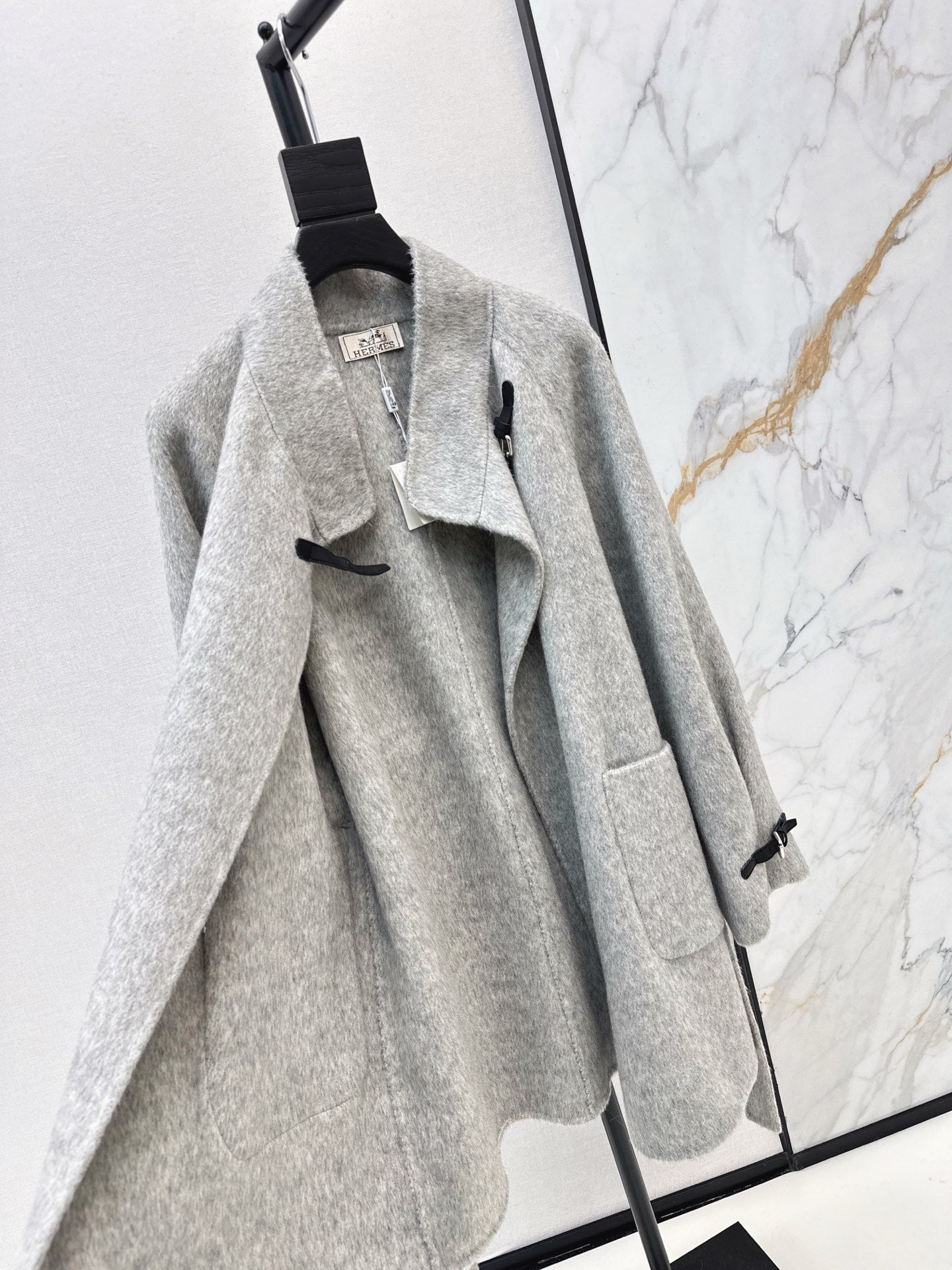 Herm NEW woolen belted overcoats