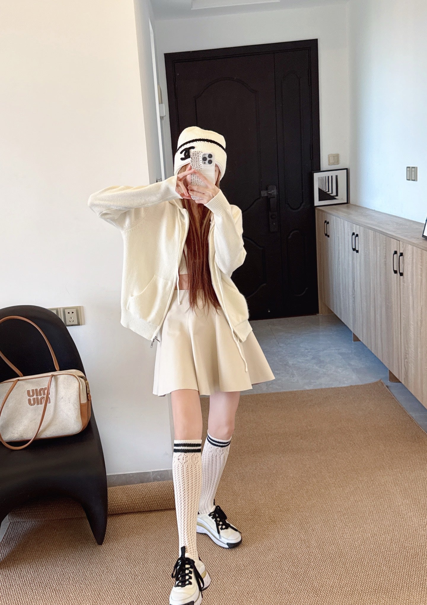 Ral NEW leather skirt