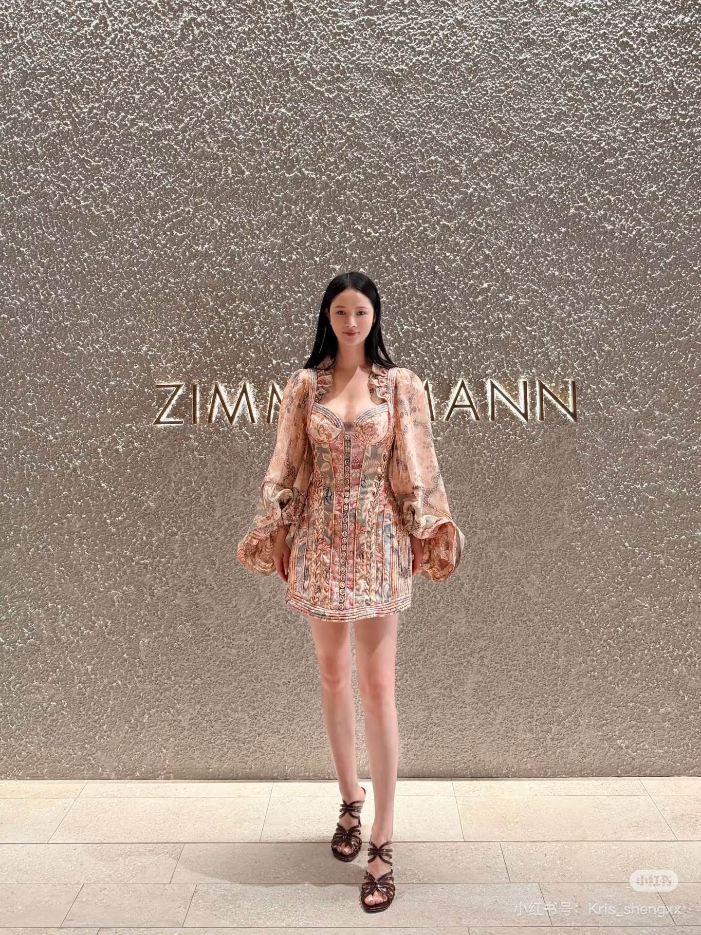 Zimm NEW flower printed dress