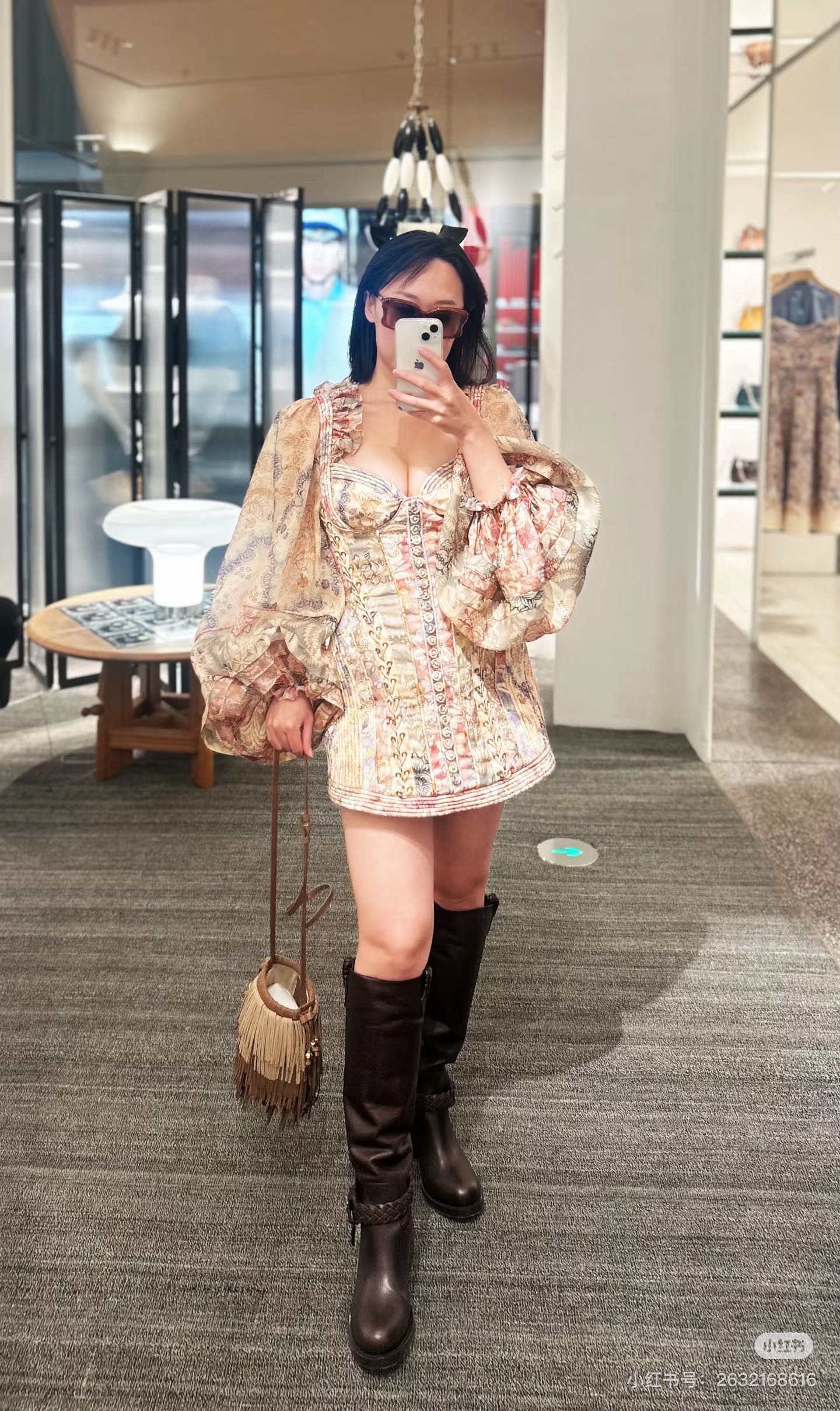 Zimm NEW flower printed dress