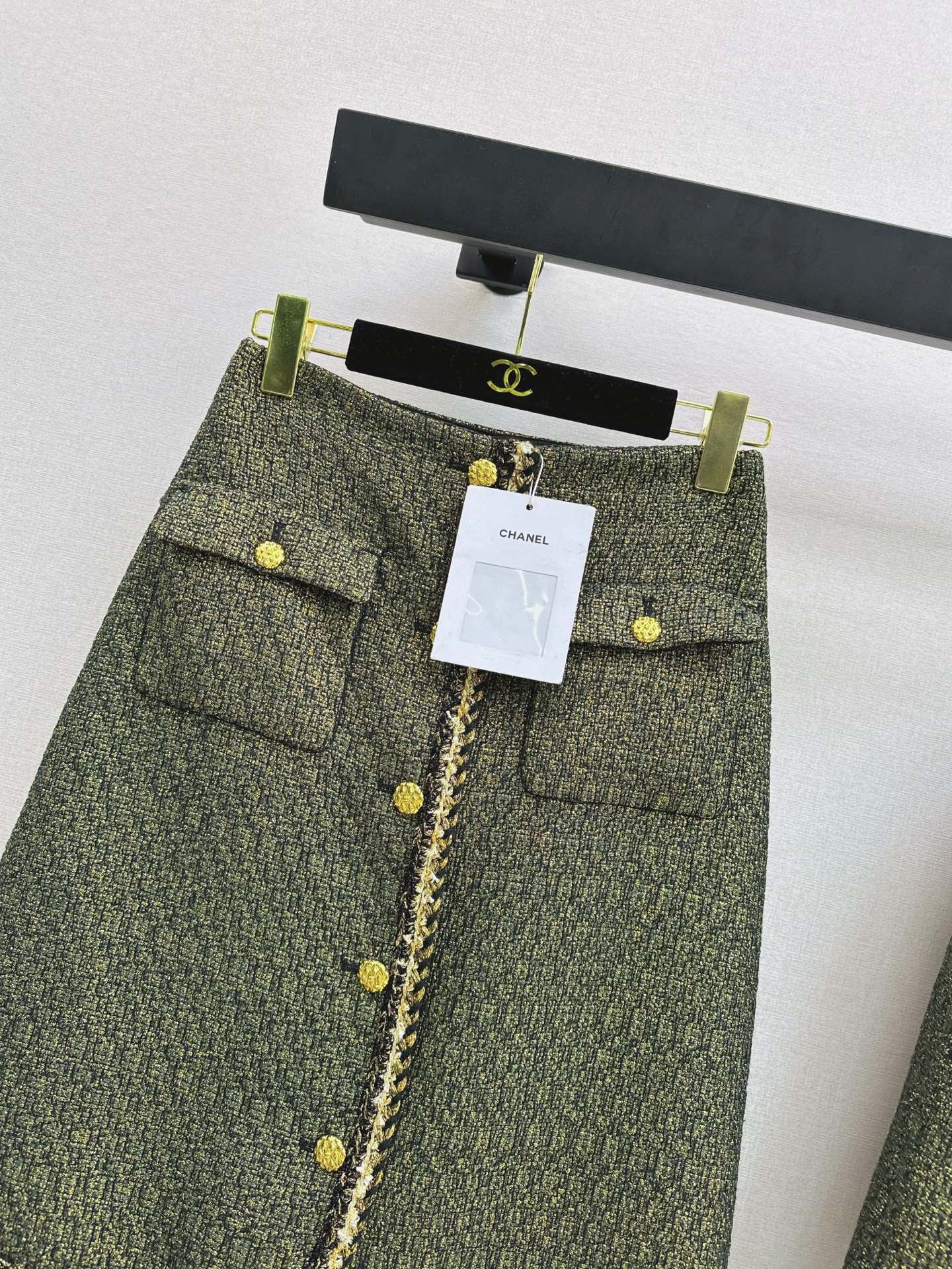 Chan NEW woven skirt