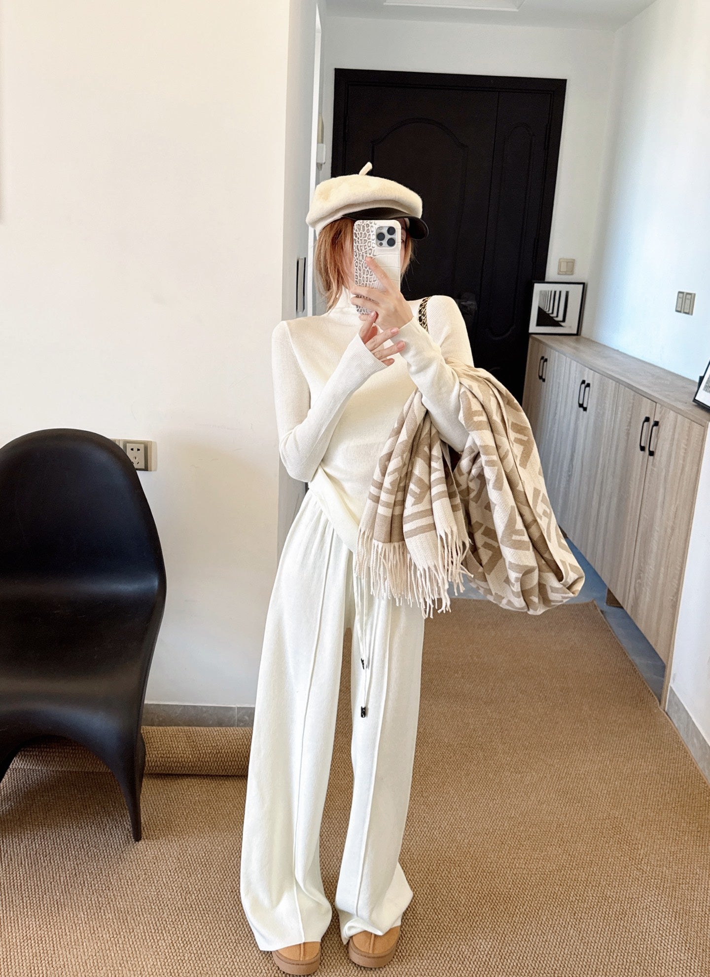 Fend NEW Knitted three-piece set