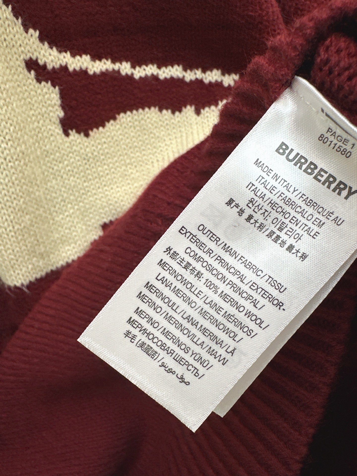 Bur NEW Wool sweater