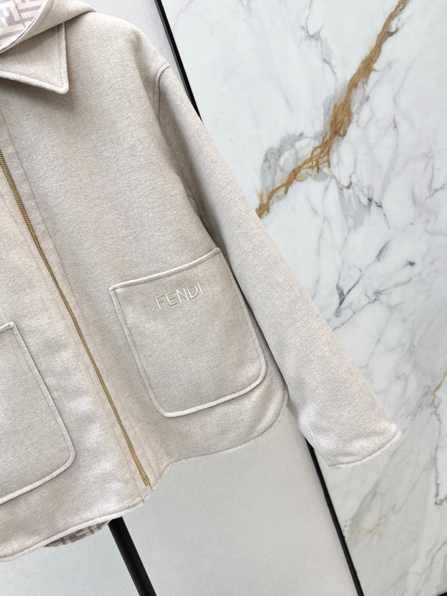 Fend NEW reversible hooded jacket