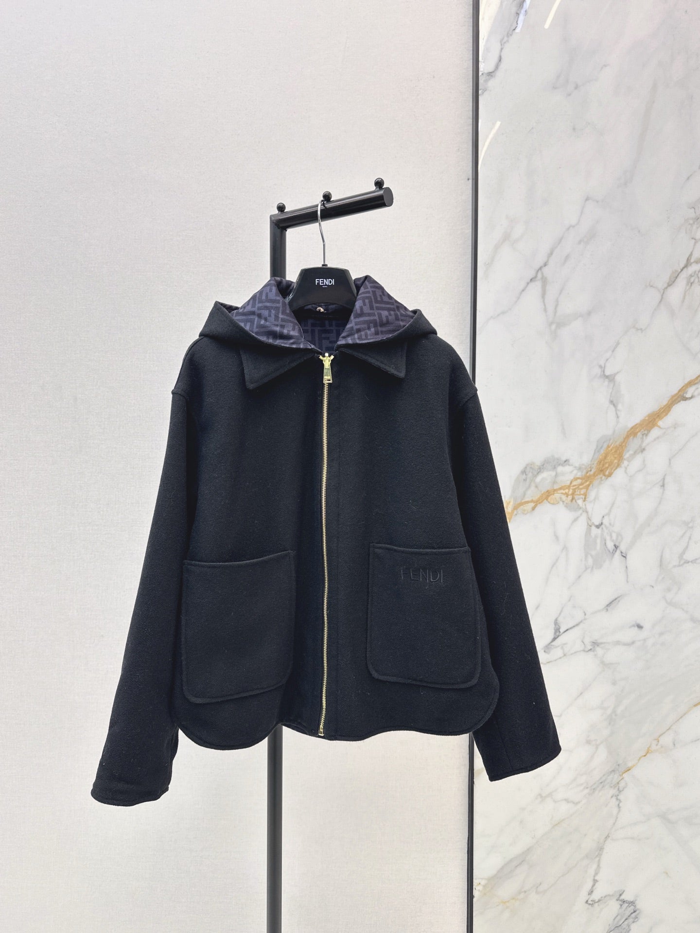 Fend NEW reversible hooded jacket