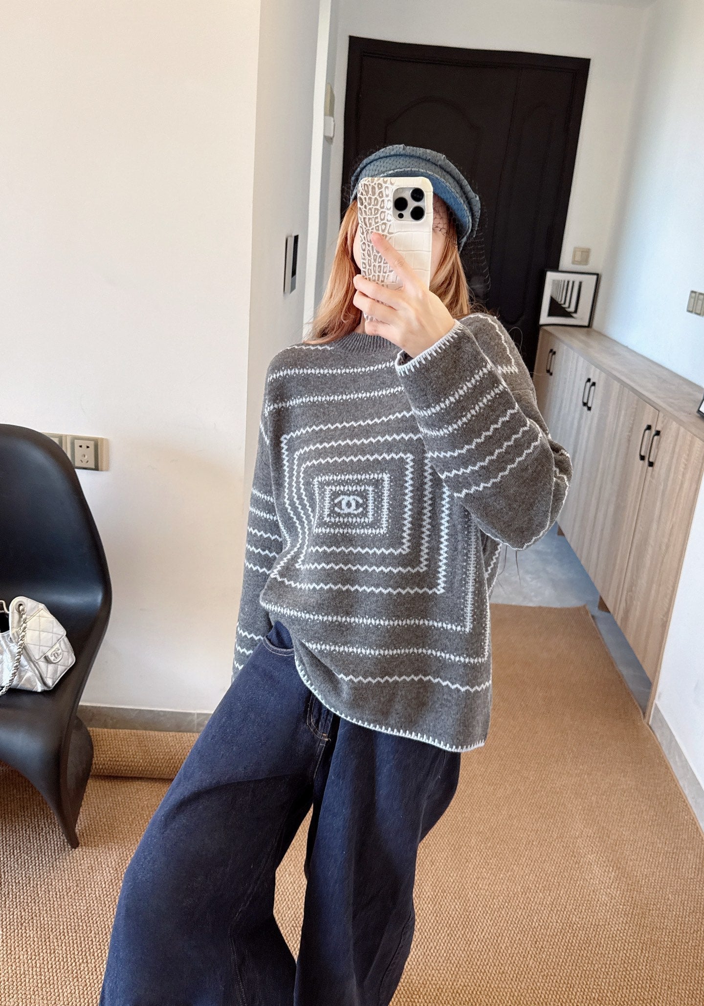 Chan NEW Jacquard sweater