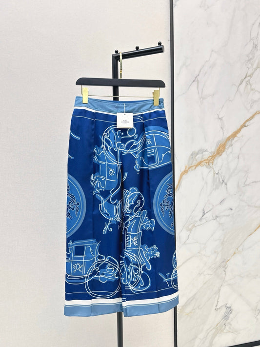 Herm NEW print wide-leg pants