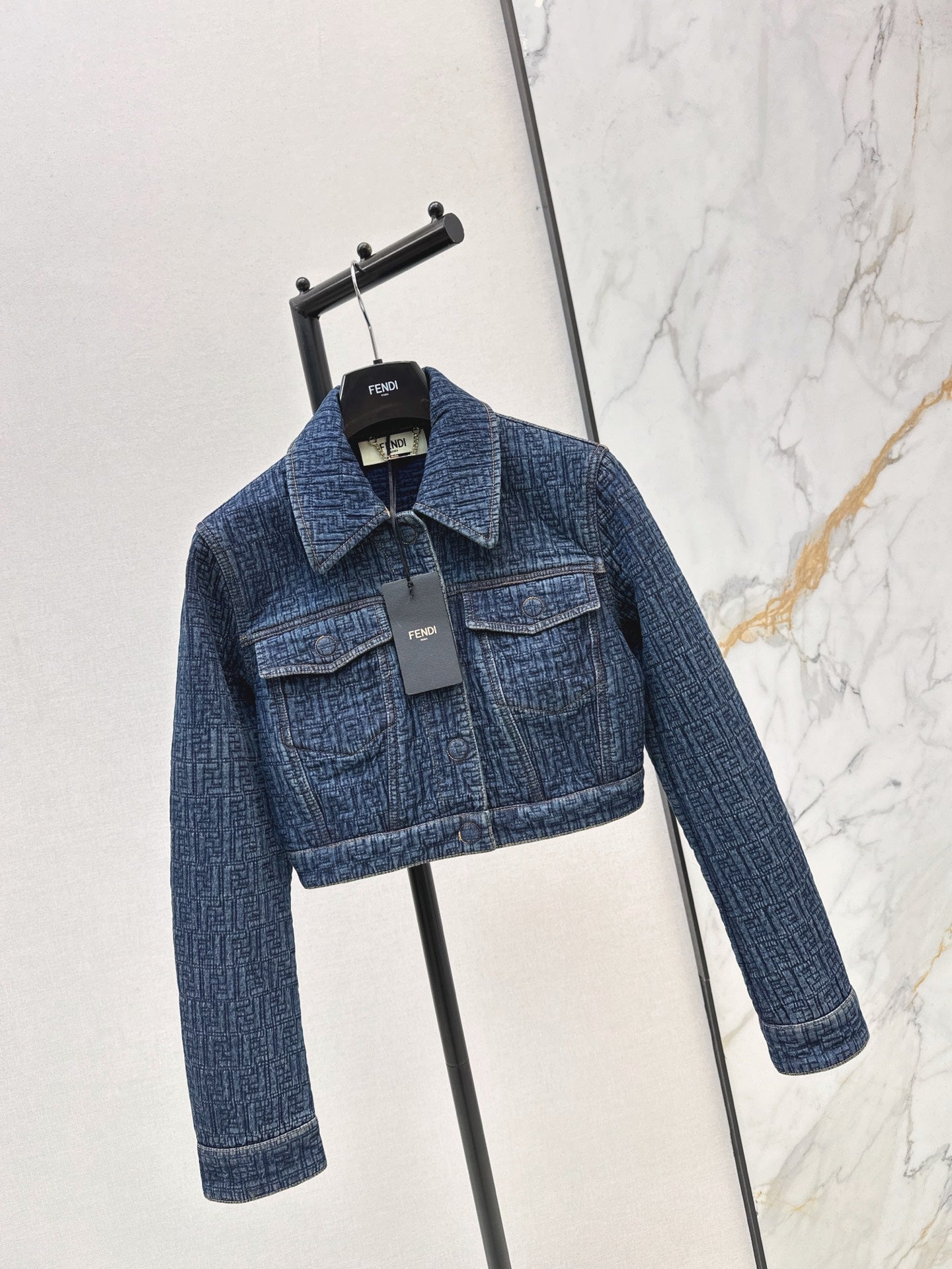 Fend NEW Shorts denim jacket