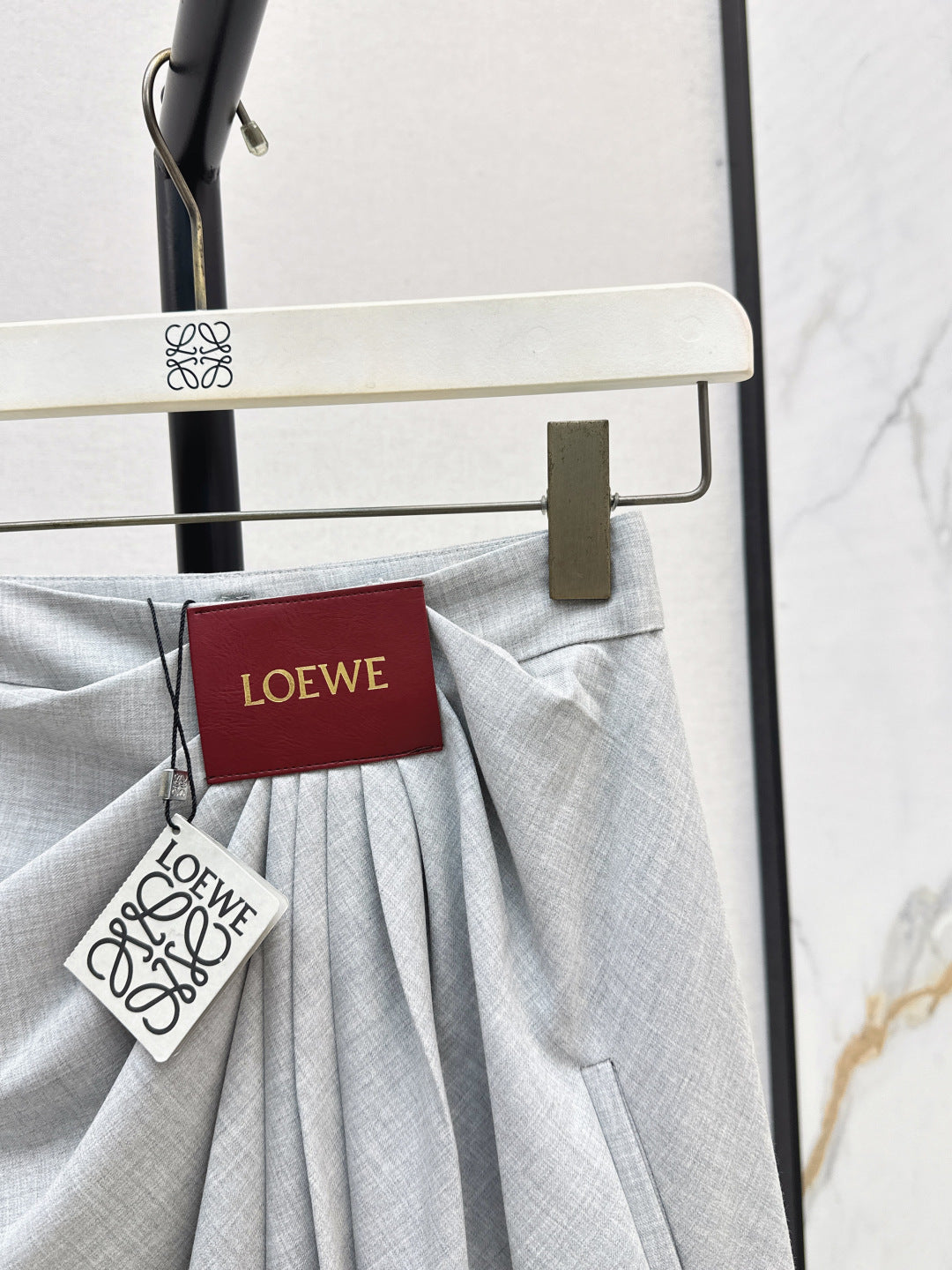 Loe NEW folds suits high-waist pants