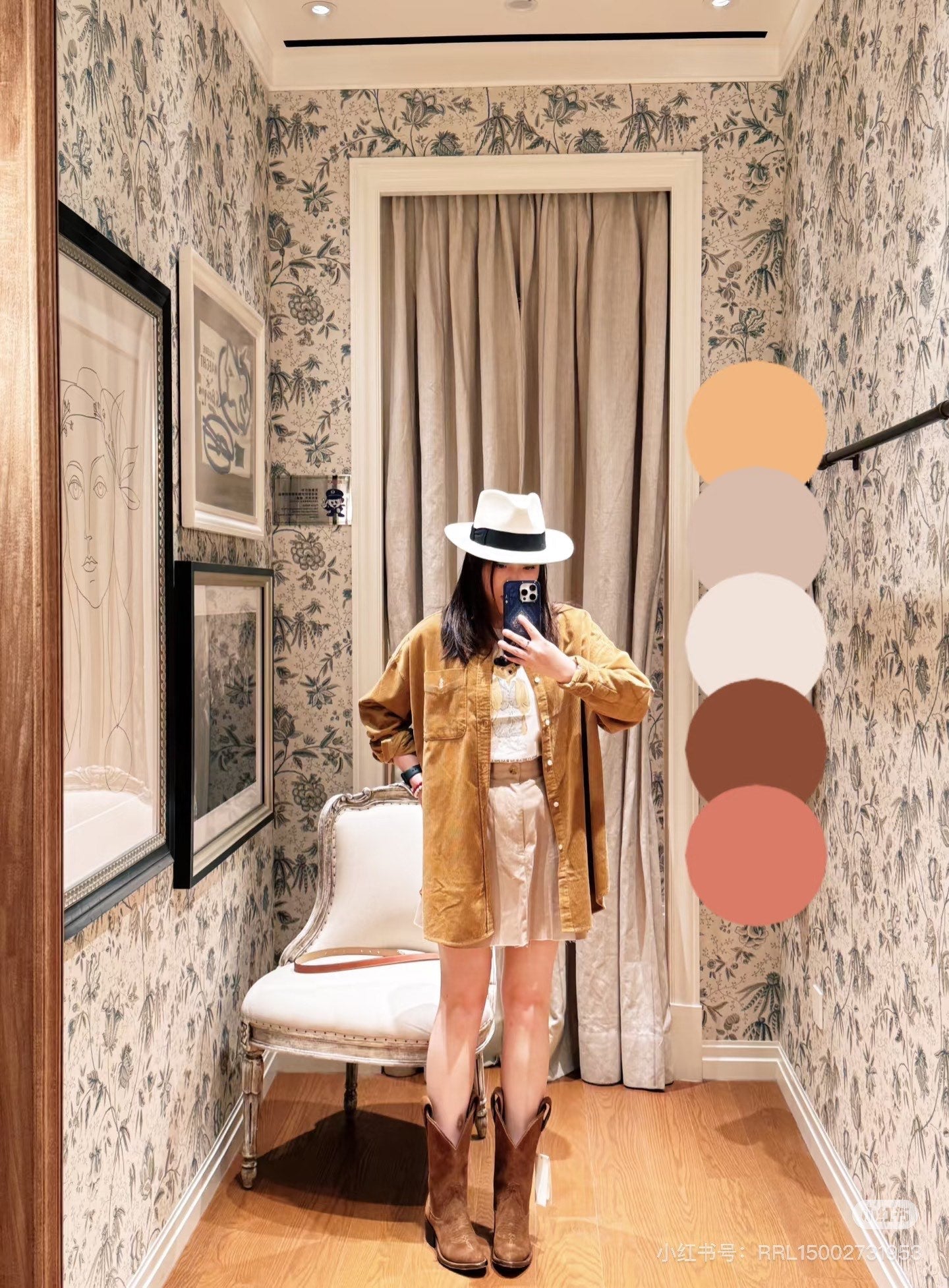 Ral NEW Embroidered corduroy shirt