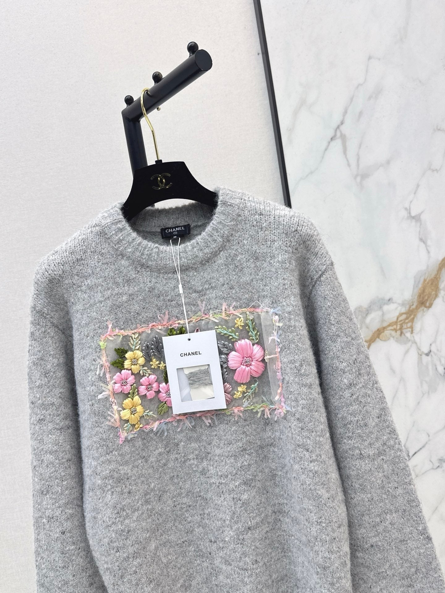 Chan NEW Floral sweater