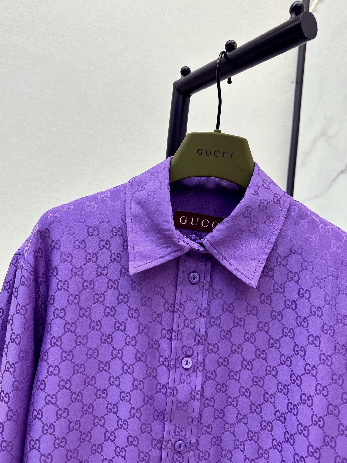 Guc NEW printed silk shirt