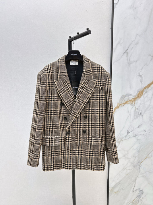 Saint NEW Vintage plaid blazer