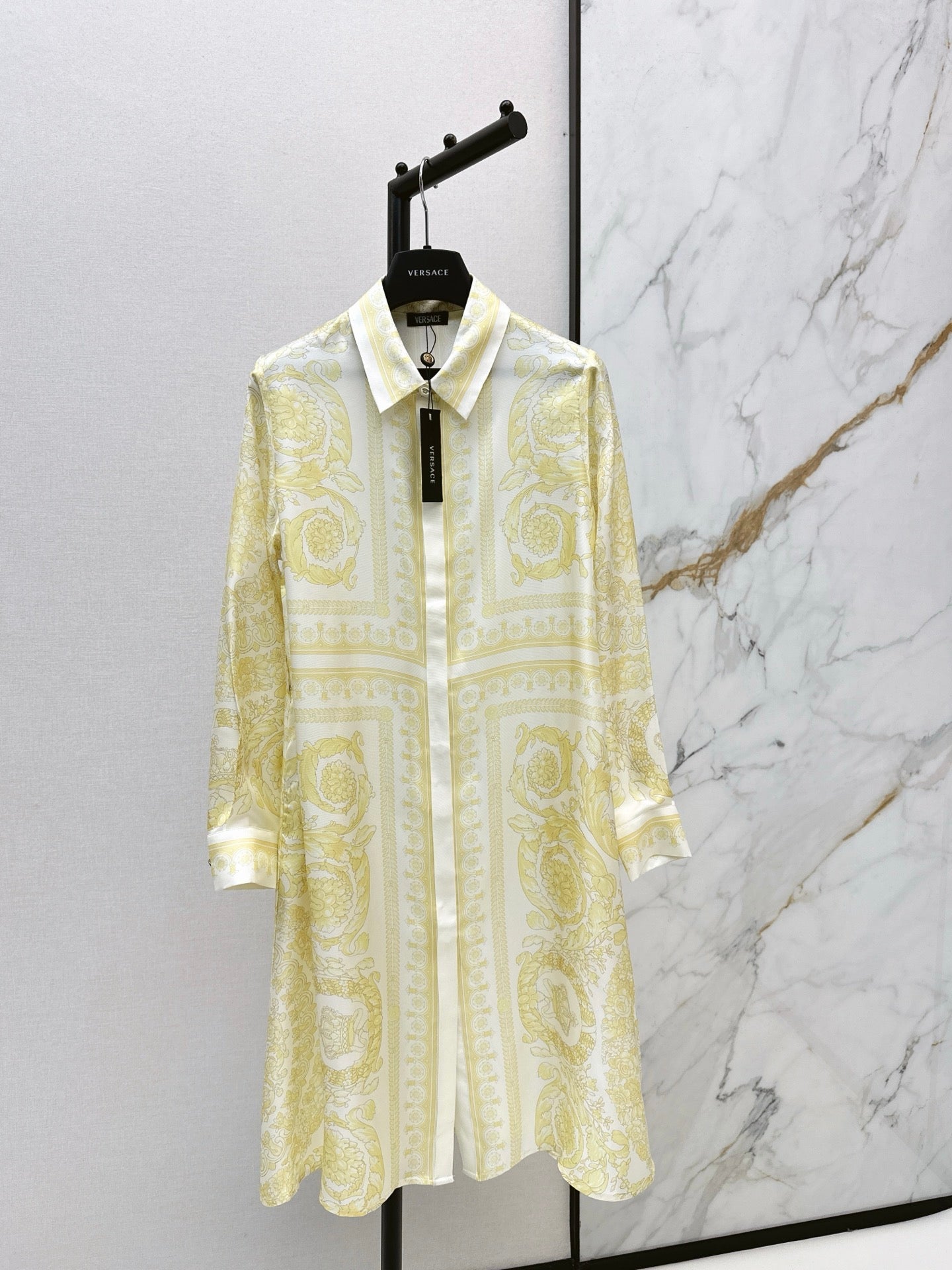 Ver NEW Printed silk dress