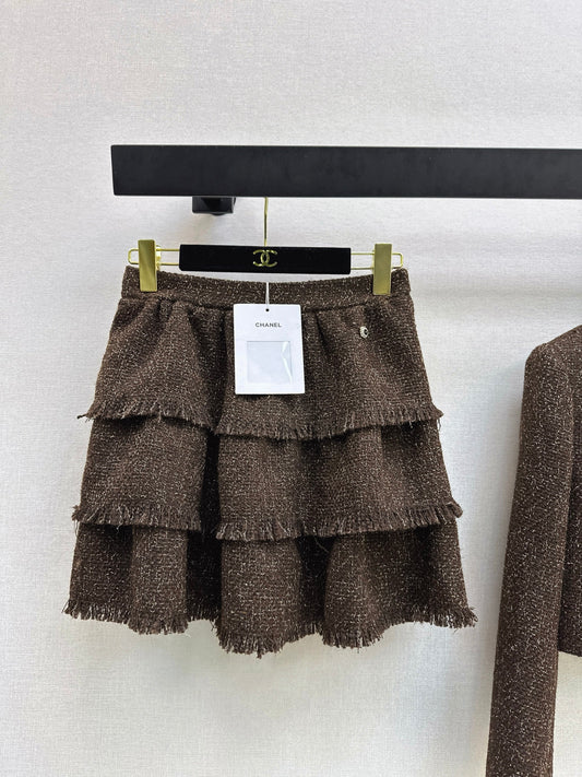 Chan NEW fringe woven skirts