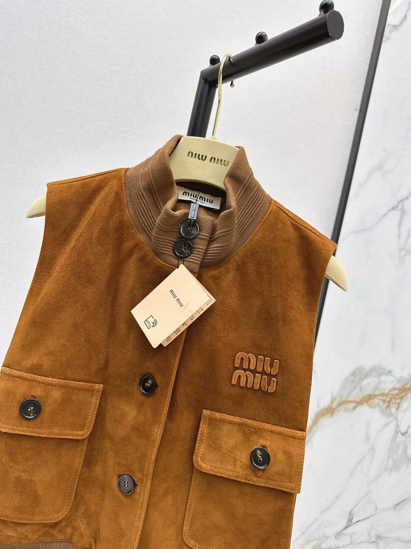 Miu NEW suede vest jacket