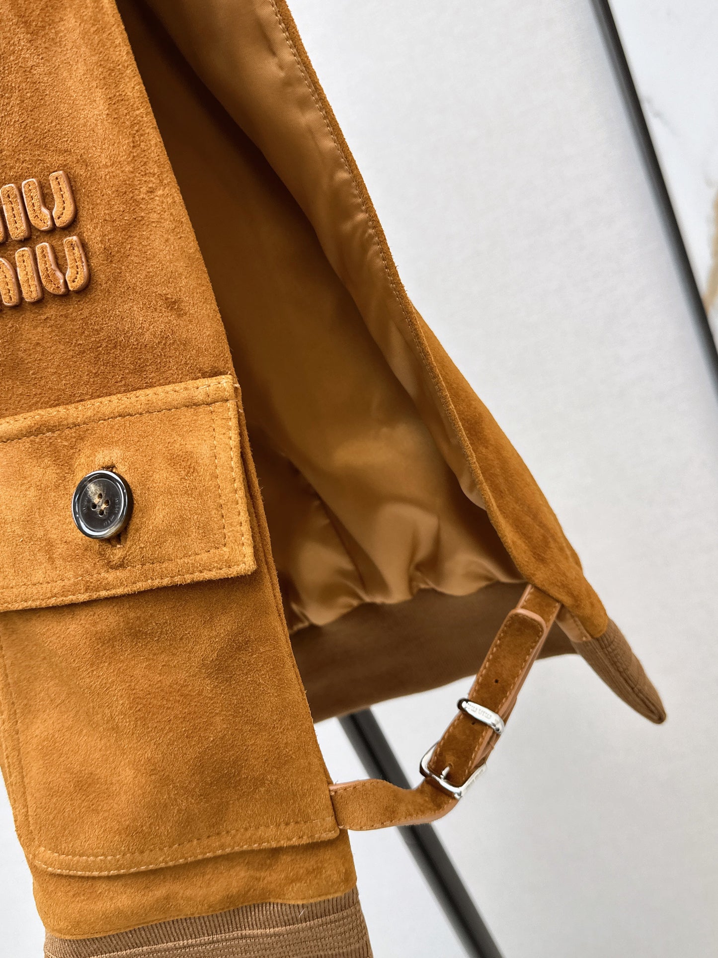 Miu NEW suede vest jacket