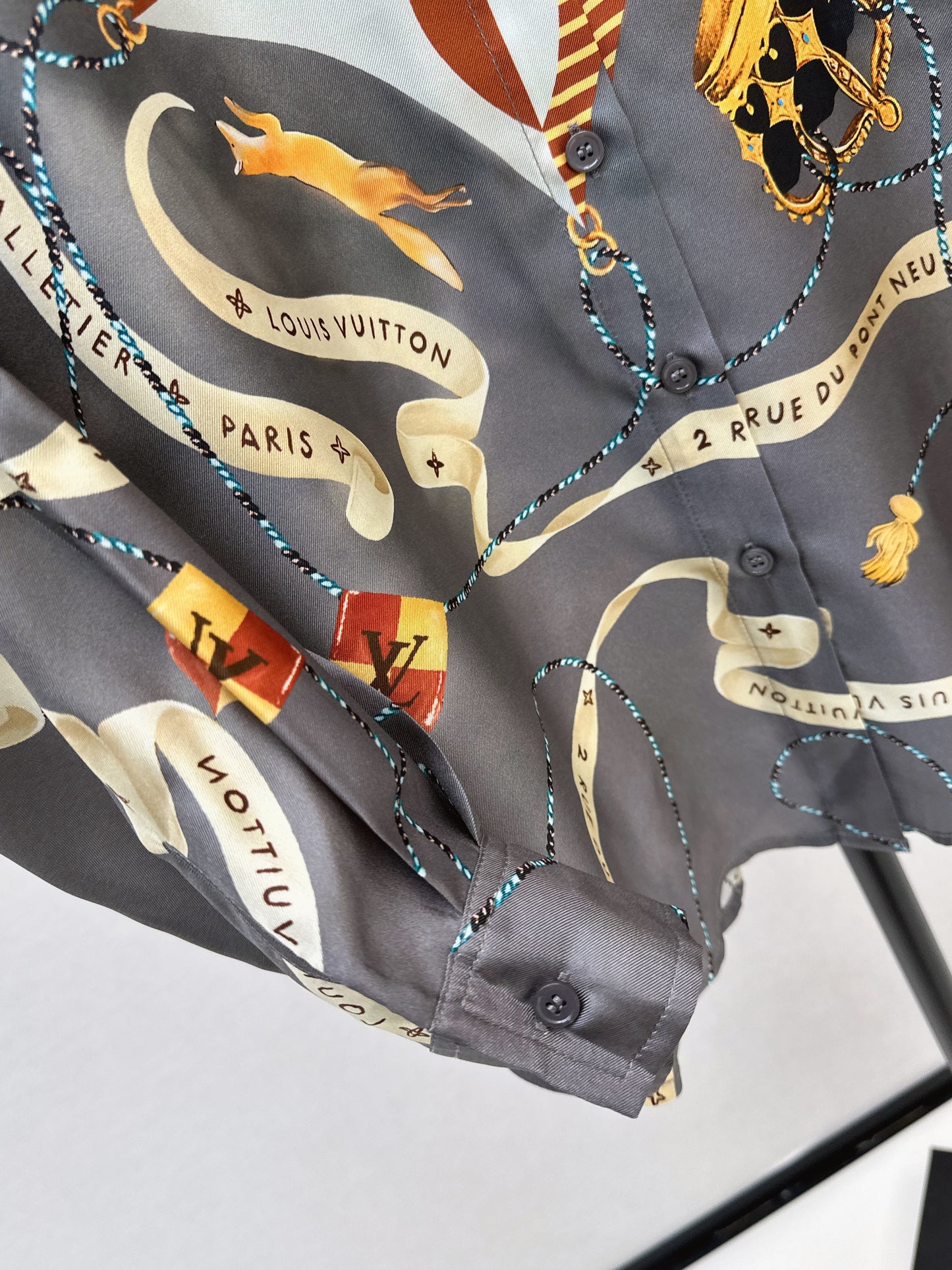 Louis NEW printed silk shirt