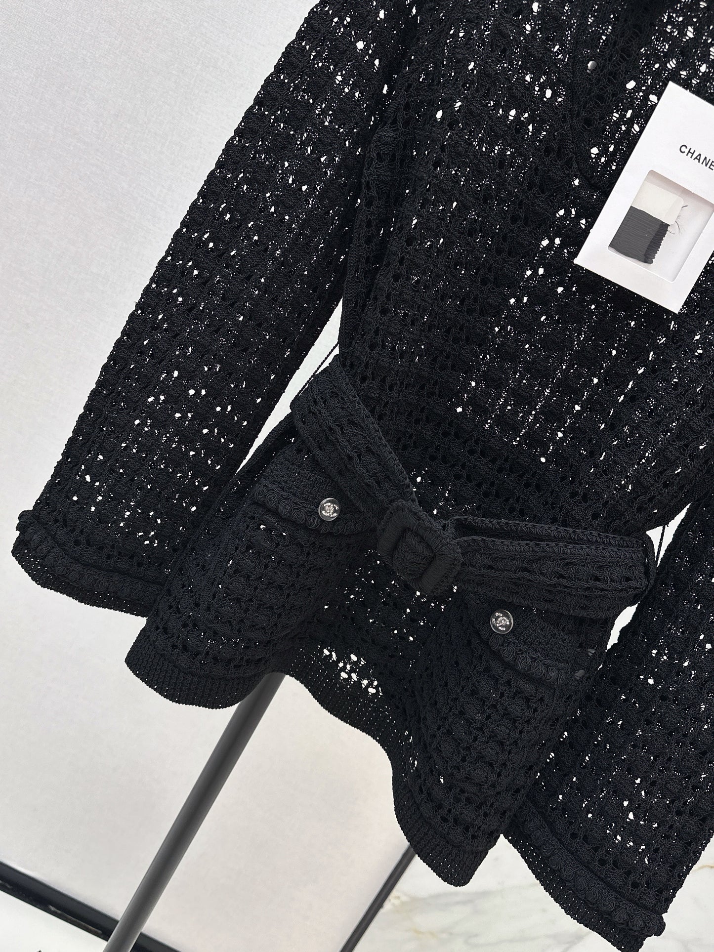 Chan NEW hollow knitwear