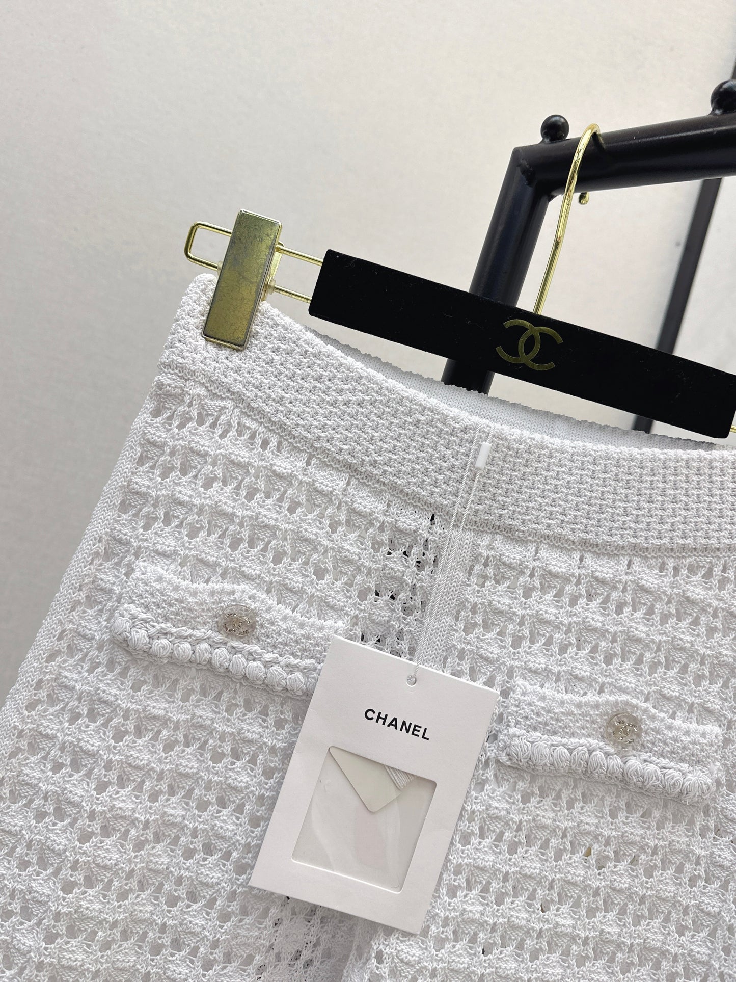 Chan NEW hollow knit pants