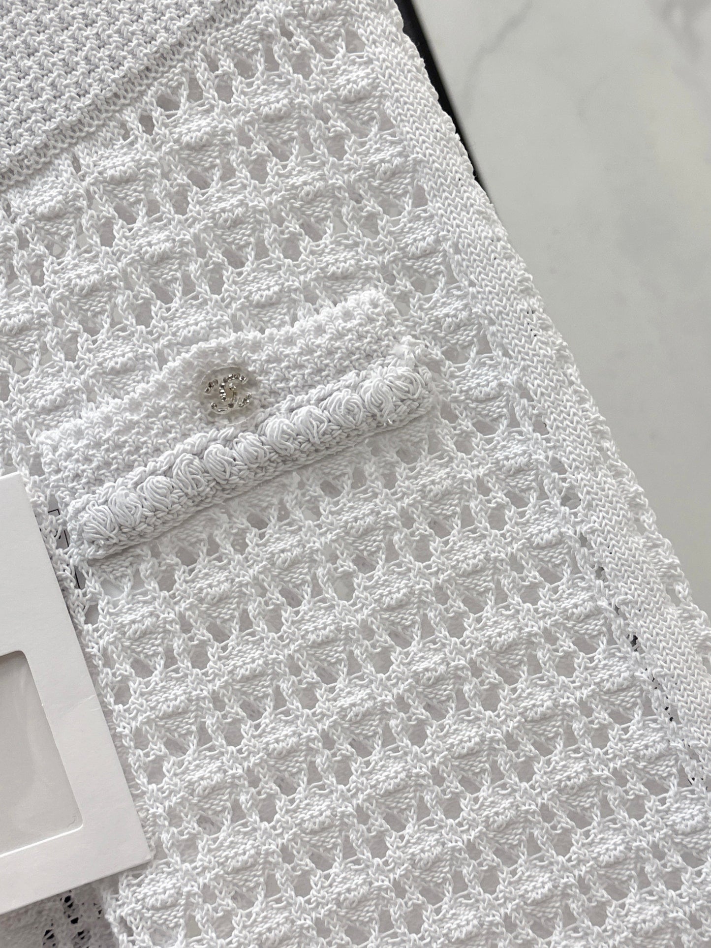 Chan NEW hollow knit pants