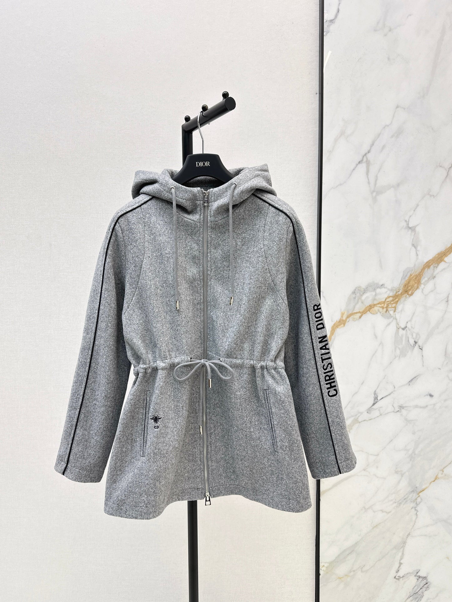CD NEW drawstring hooded jacket