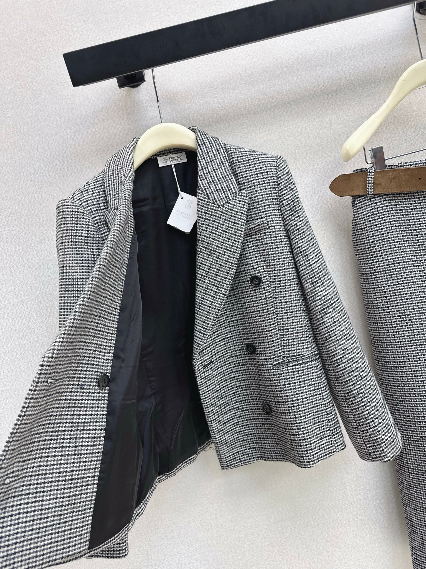 Brun' NEW houndstooth blazer