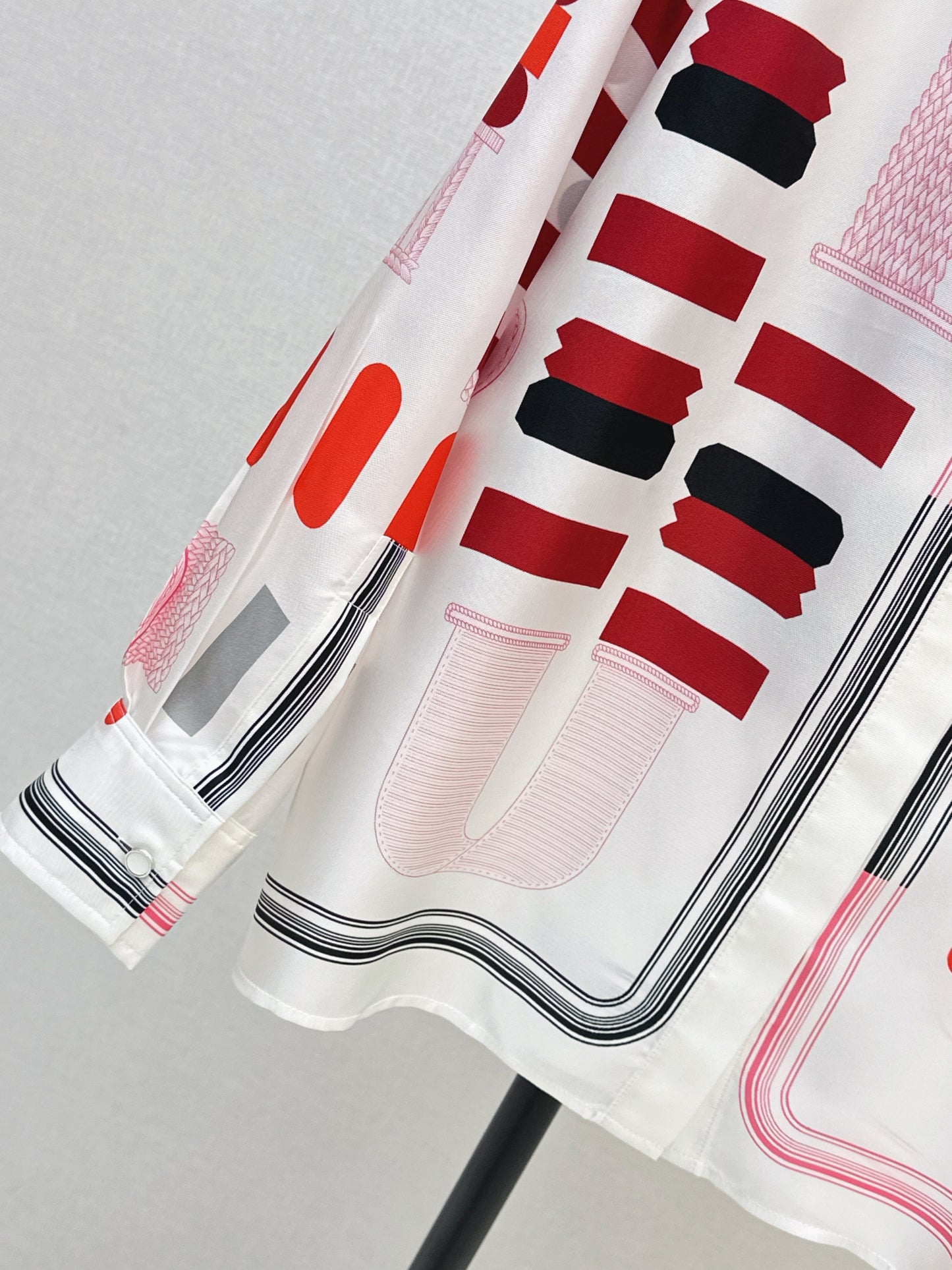 Herm NEW print silk shirts