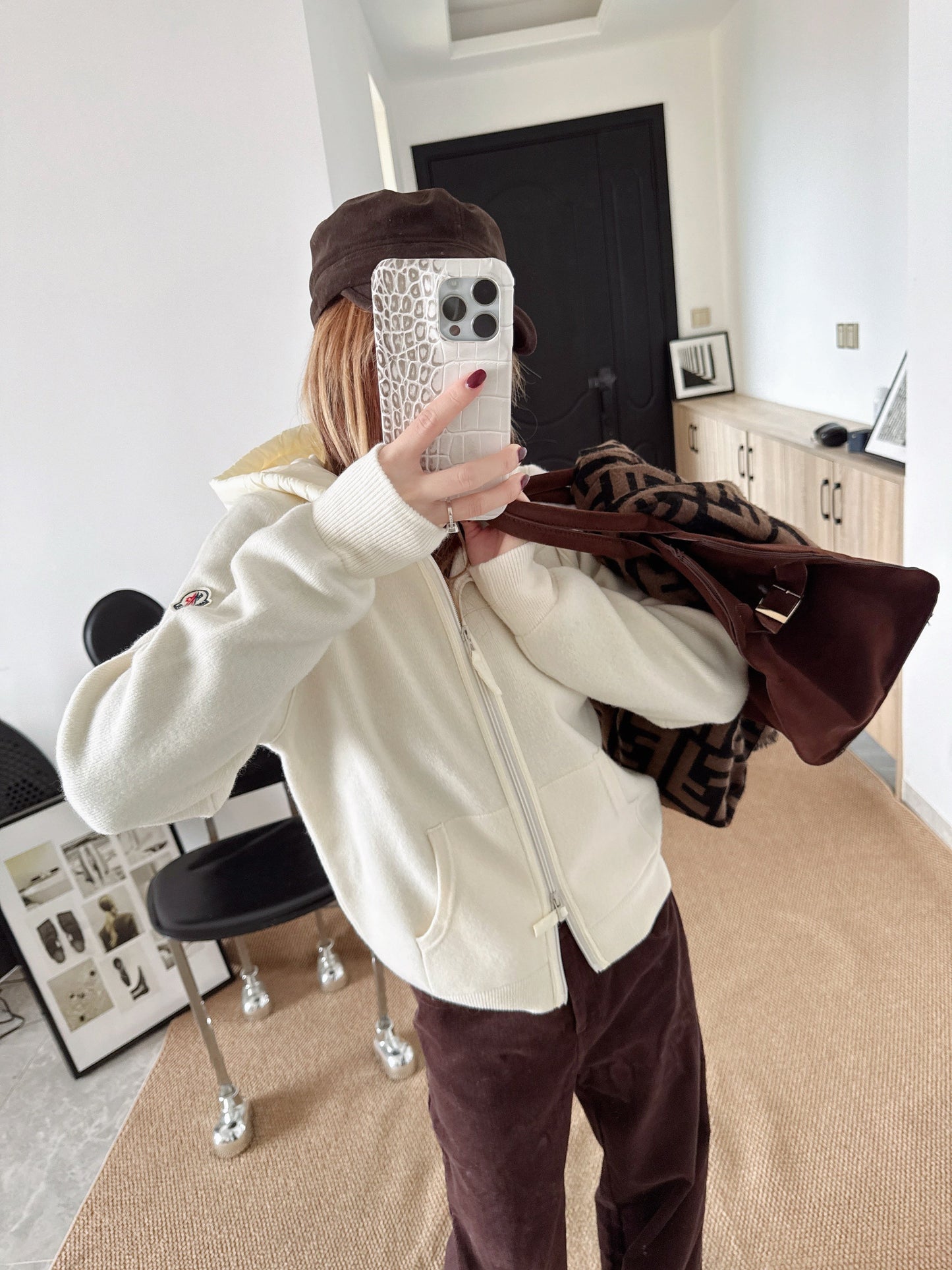 Monc NEW Hooded cardigan jacket