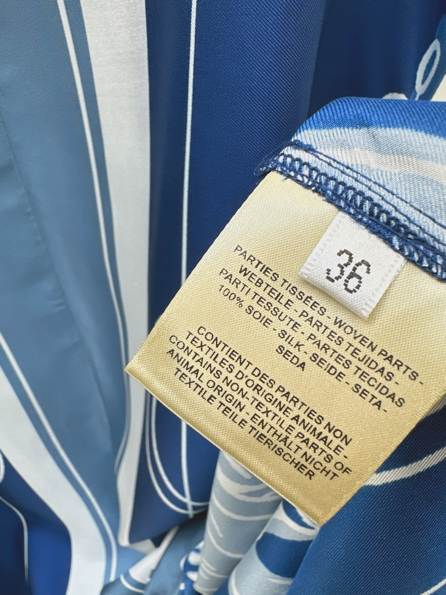 Herm NEW print silk dress