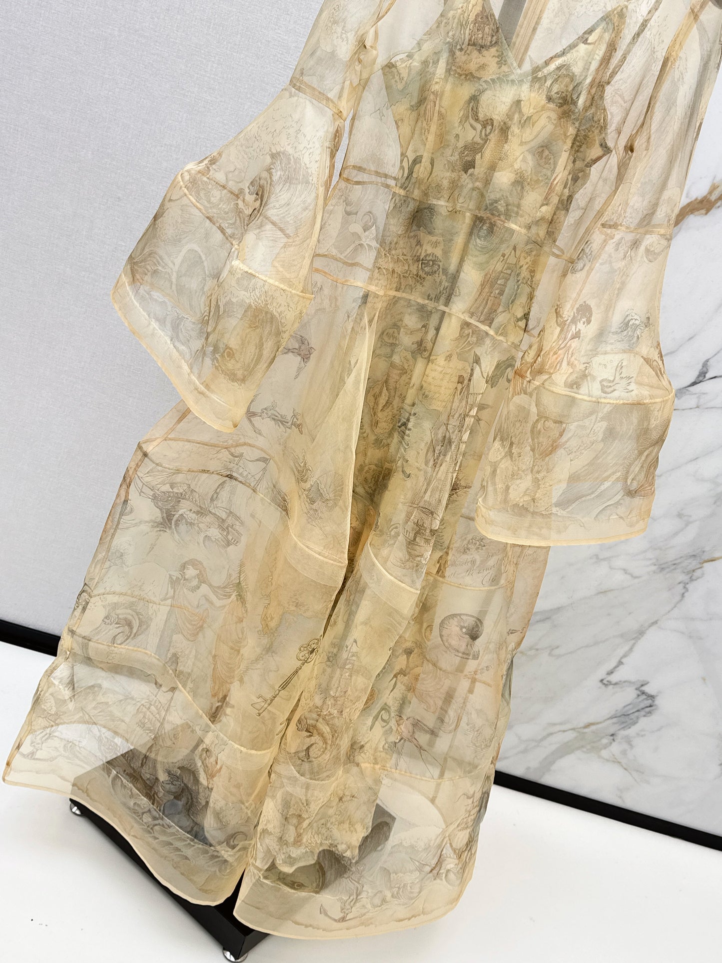 Zimm NEW silk printed dress