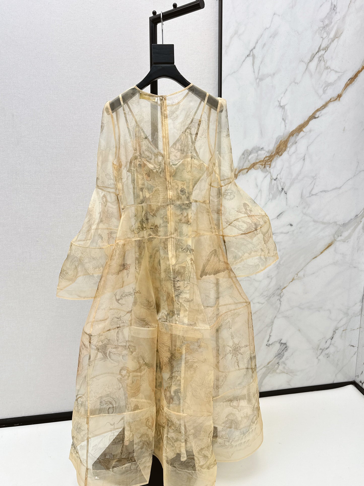 Zimm NEW silk printed dress